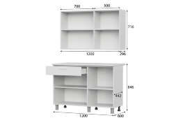 Кухонный гарнитур КГ-4 (2 шт) (2,4 м) 