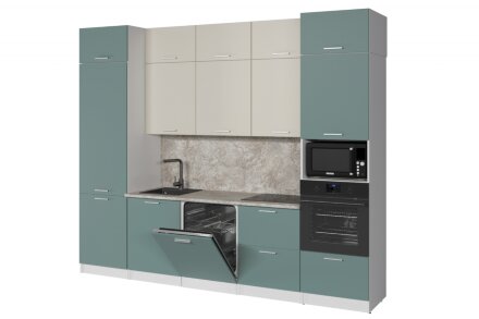Кухонный гарнитур Глория экстра 2 (ПМ), 300 см 