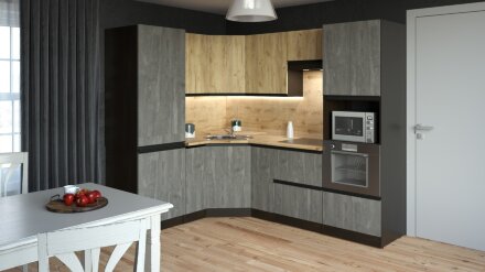Кухонный угловой гарнитур Адажио оптима, 180х240 см  