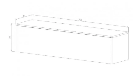 Антресоль АН-01 Бостон, Крафт 