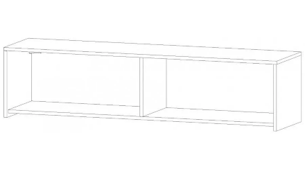 Антресоль АН-01 Бостон, Крафт 